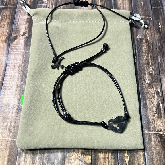 5for$10 Matching Puzzle Piece Dinosaur Matching ￼Adjustable Bracelets - Picture 5 of 5